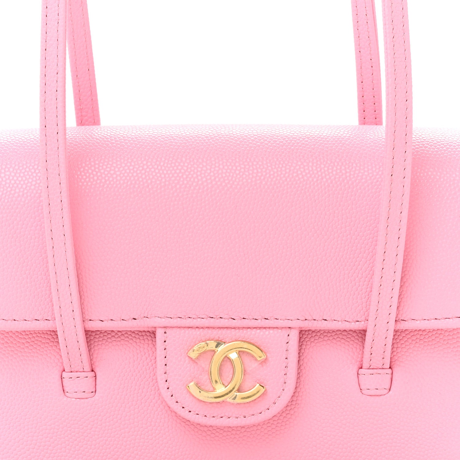 Chanel Shiny Caviar Mini Preppy Coco Shoulder Bag Rose 8 of 11