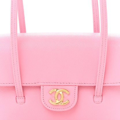 Chanel Shiny Caviar Mini Preppy Coco Shoulder Bag Rose 8 of 11
