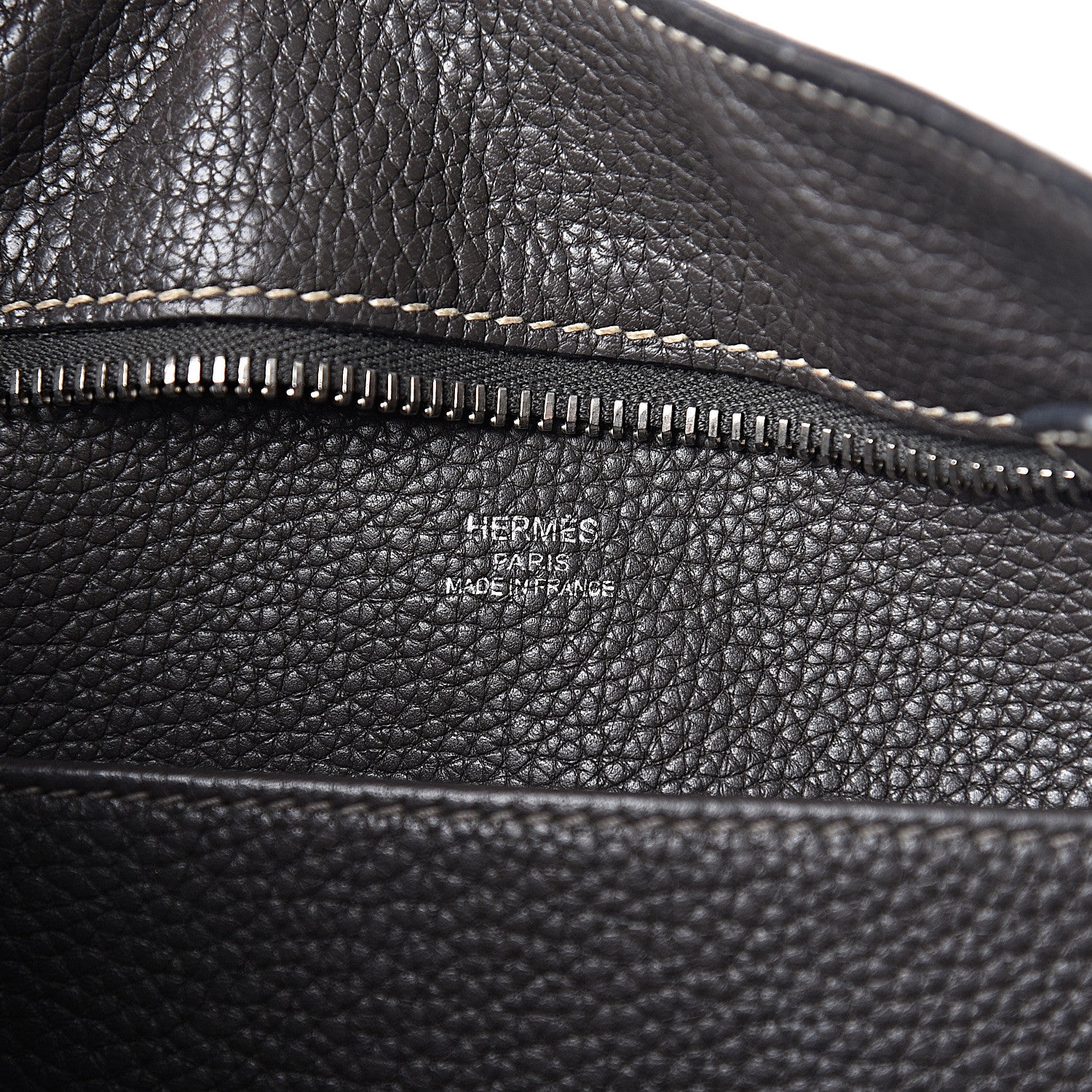 Hermes Taurillon Clemence Sac Goodnews GM Graphite 6 of 14