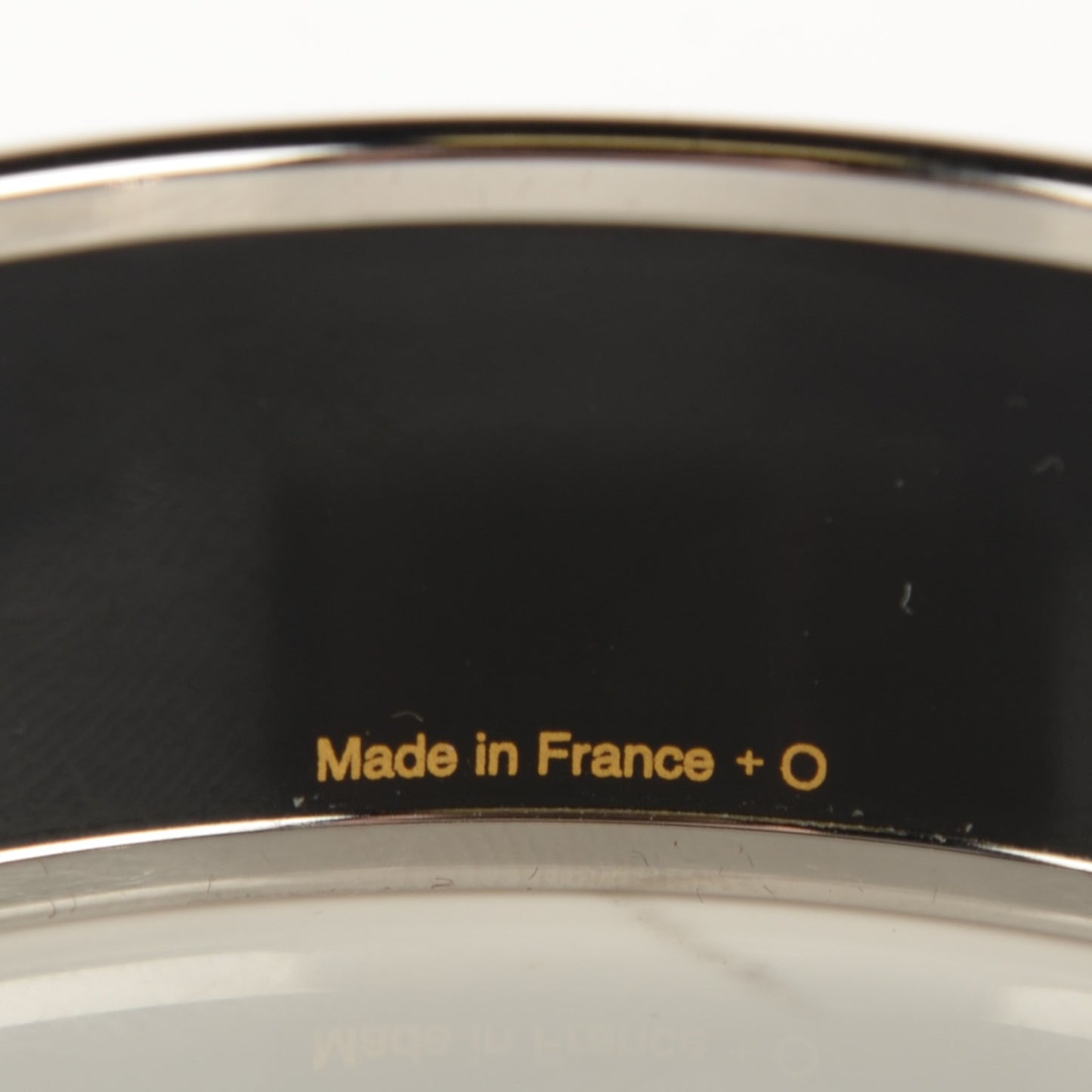 Enamel Wide Printed Capitales Bracelet 62