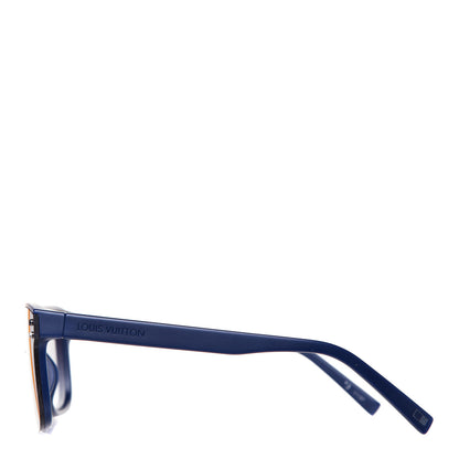 Louis Vuitton Acetate Monogram Waimea Sunglasses Z2328W Blue 3 of 7