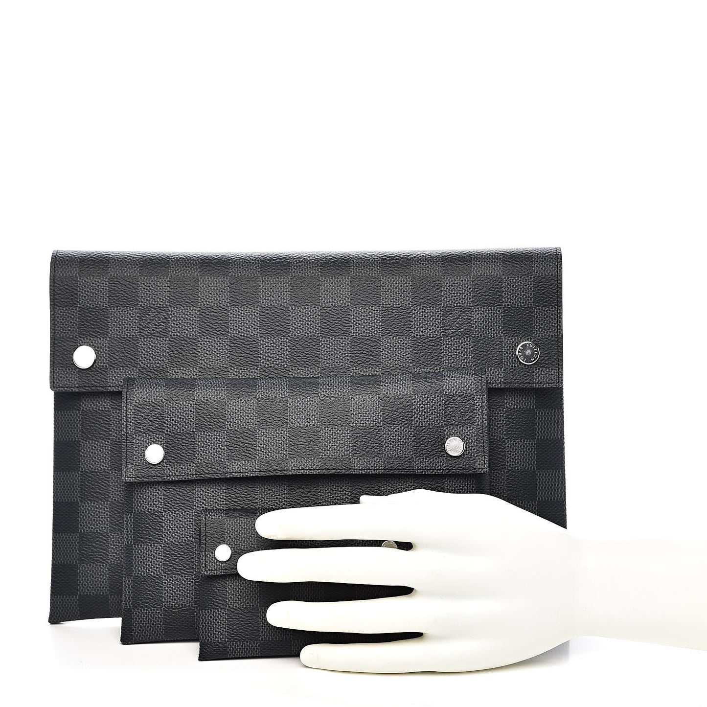 Damier Graphite Alpha Triple Pochette