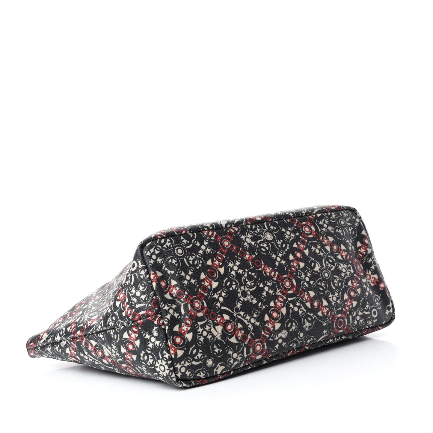 Coated Canvas Coco Tote Black