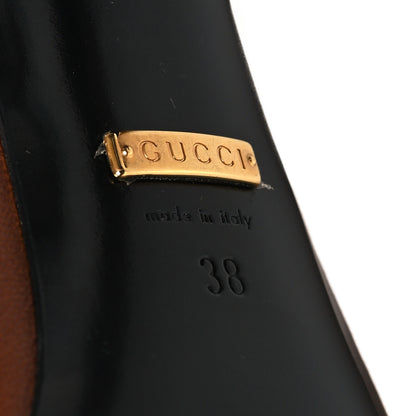 Gucci Malaga Kid Pumps 38 Bright Cuir 7 of 9