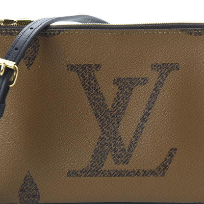 Louis Vuitton Reverse Monogram Giant Double Zip Pochette 8 of 9