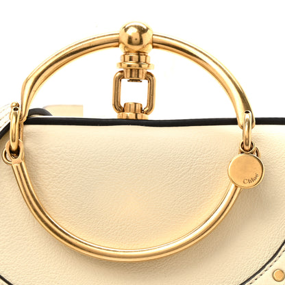 Chloe Calfskin Small Nile Bracelet Minaudiere Bag Off White 8 of 10