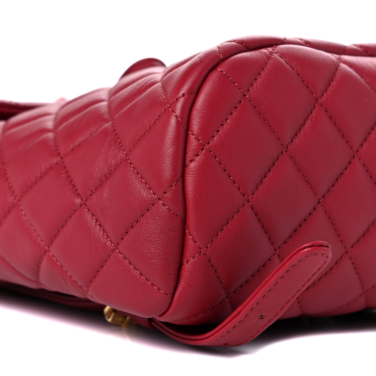 Chanel Calfskin Quilted Mini Urban Spirit Backpack Red 8 of 10