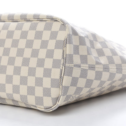 Louis Vuitton Damier Azur Neo Neverfull MM Rose Ballerine 11 of 12