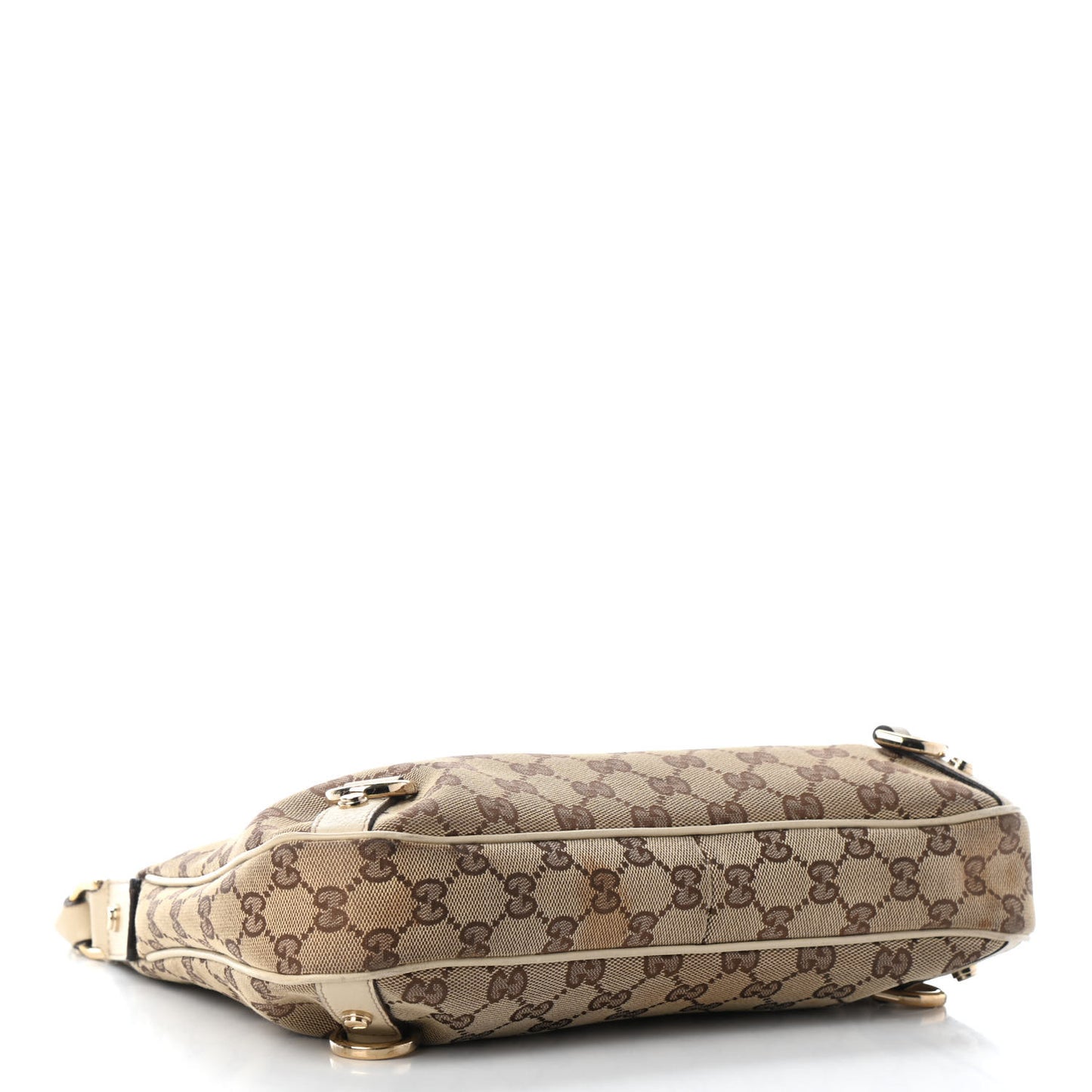 Monogram Medium Abbey D Ring Hobo Off White
