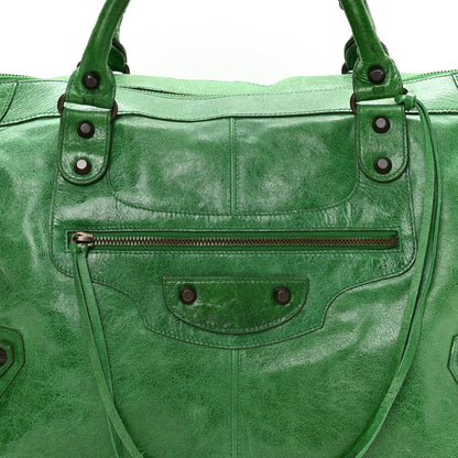 Balenciaga Agneau Classic Hardware Work Vert Gazon 9 of 11