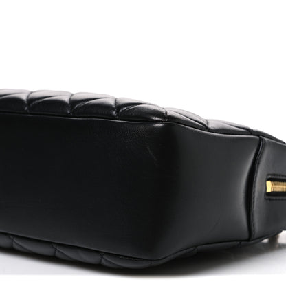 Chanel Lambskin Quilted Large Camera Case Black 10 of 10