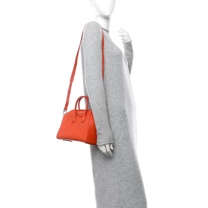 Givenchy Sugar Goatskin Mini Antigona Burnt Orange 2 of 13