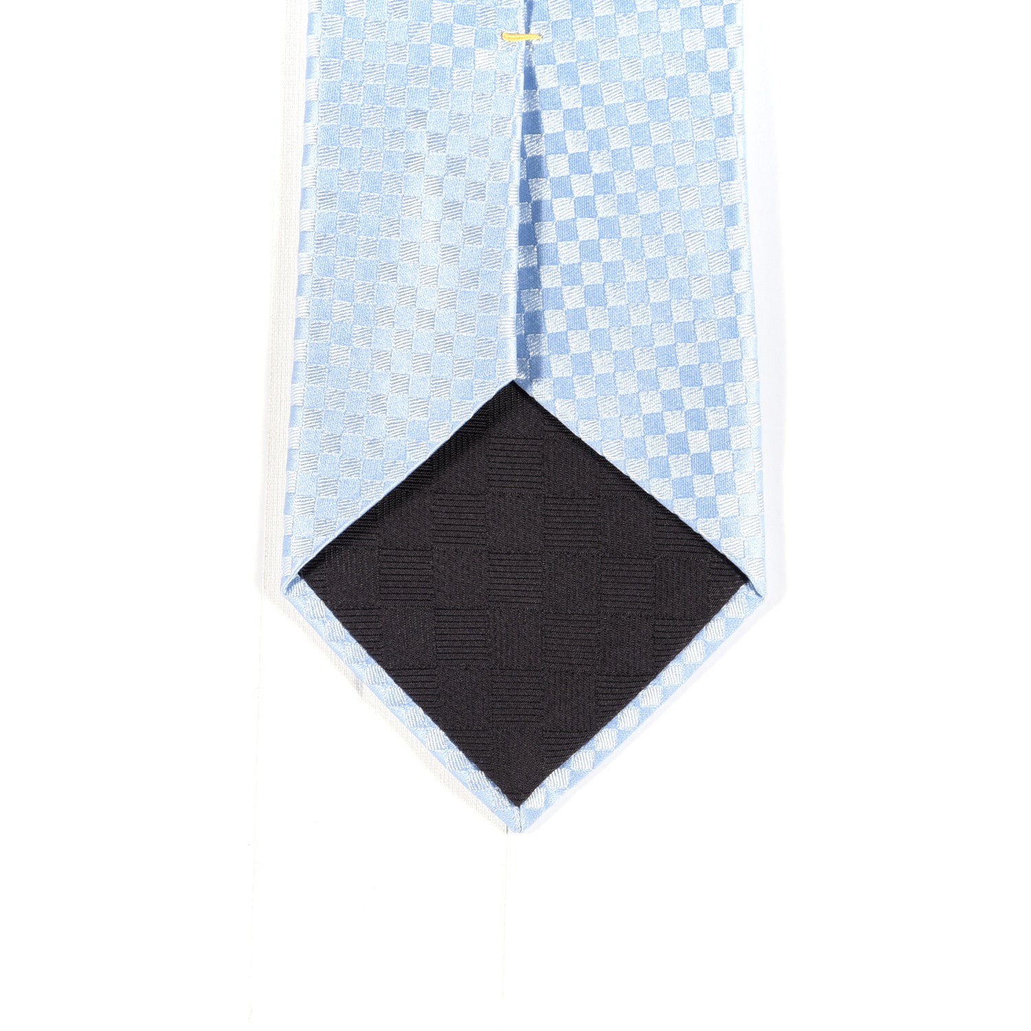 Louis Vuitton Silk Damier Classic Neck Tie Blue 5 of 5