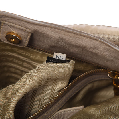 Prada Vitello Daino Hobo Argilla 9 of 17