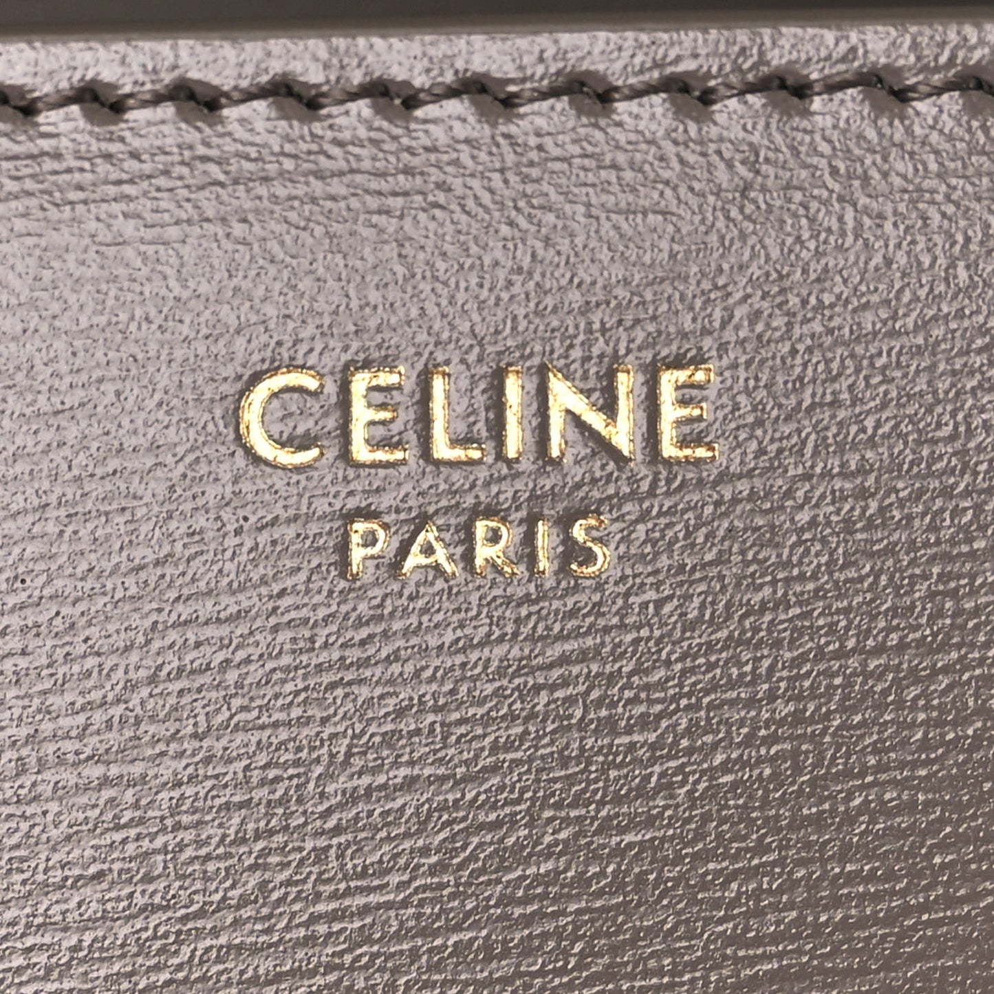 Shiny Calfskin Small Triomphe Wallet Bronze