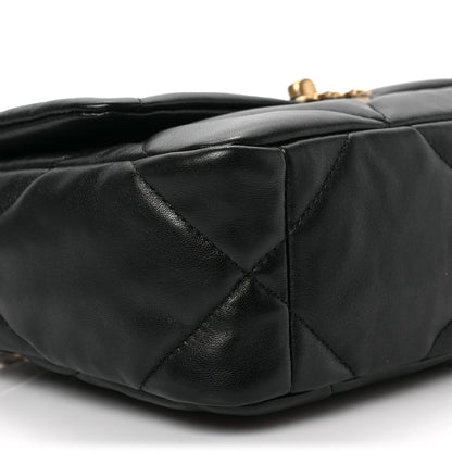 Chanel Lambskin Quilted Medium Chanel 19 Flap Black 8 of 9