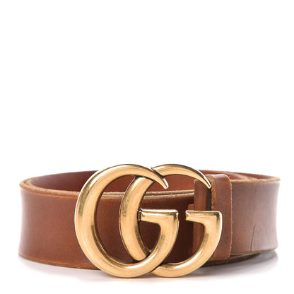 Gucci Faded Calfskin Double G 40mm Belt 90 36 Cuir 1 of 6