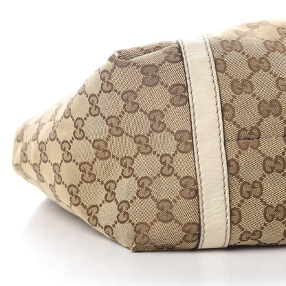 Gucci Monogram Medium New Ladies Web Tote Off White 7 of 11