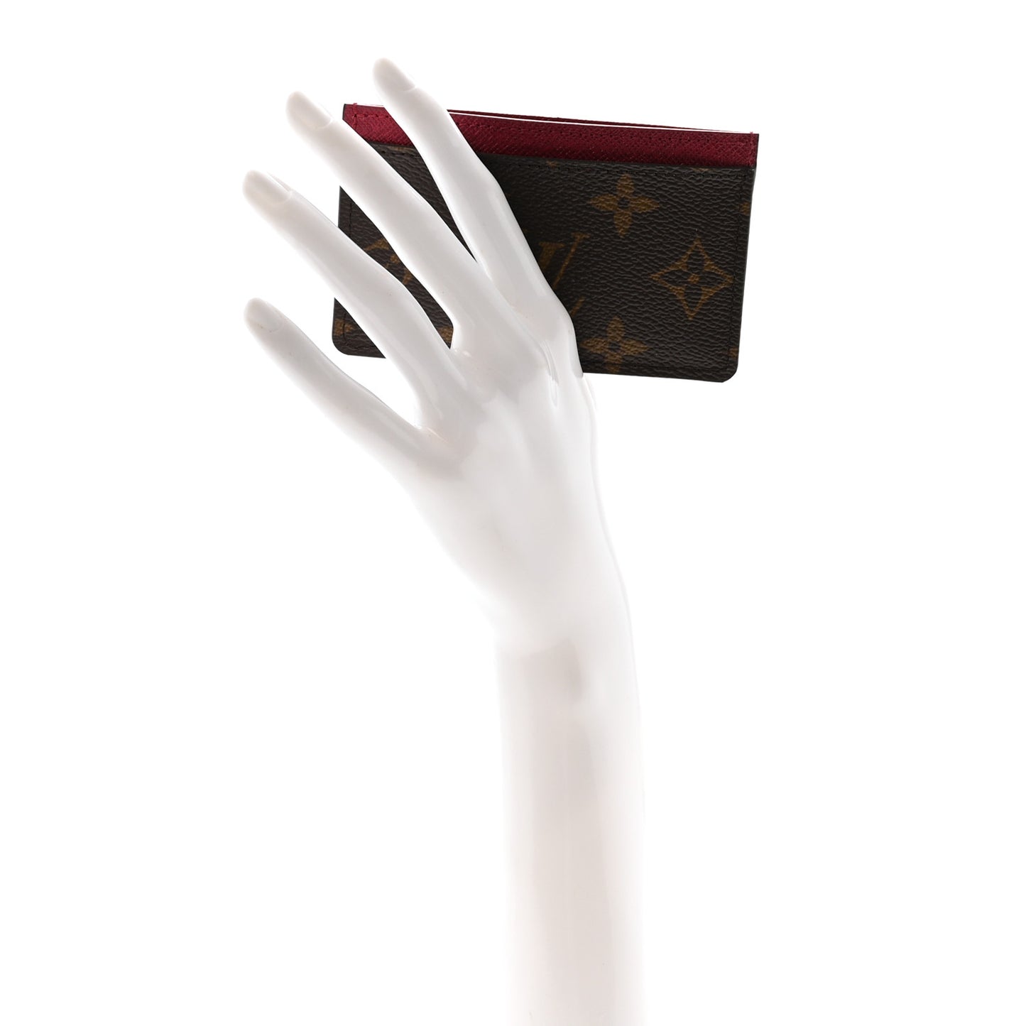 Monogram Card Holder Fuchsia