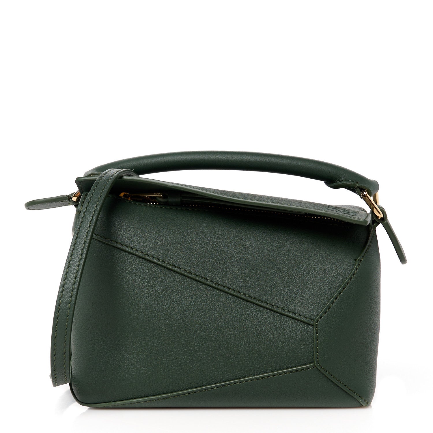 Loewe Calfskin Mini Puzzle Edge Bag Vintage Khaki 1 of 10