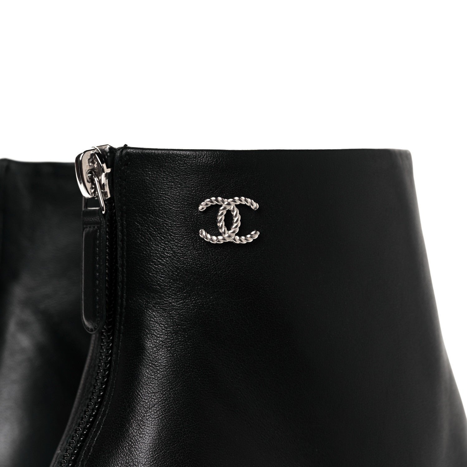 Chanel Lambskin Short Ankle Boots 38.5 Black 18 of 20