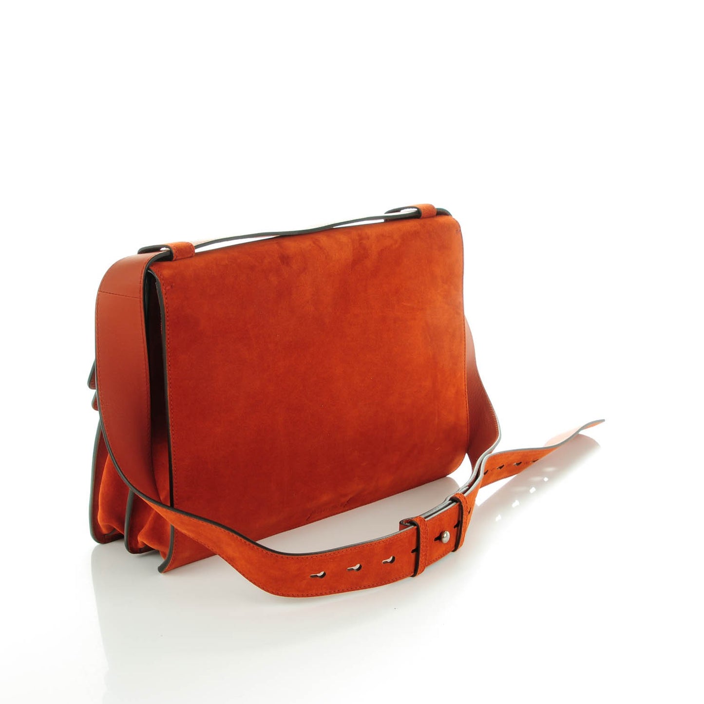 Suede Medium Dionysus Messenger Bag Deep Paprika
