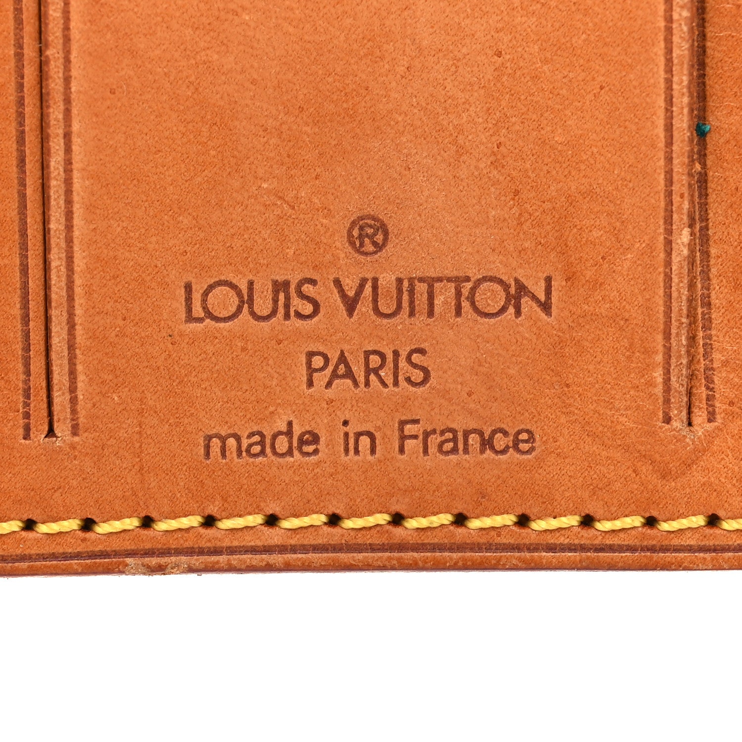 Louis Vuitton Vachetta Luggage Tag 3 of 6