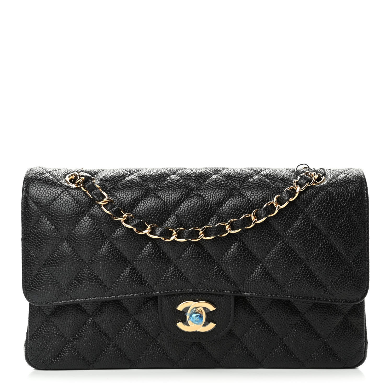 Chanel Caviar Quilted Medium Double Flap Black 1 of 4