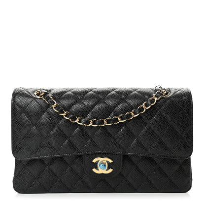 Chanel Caviar Quilted Medium Double Flap Black 1 of 4