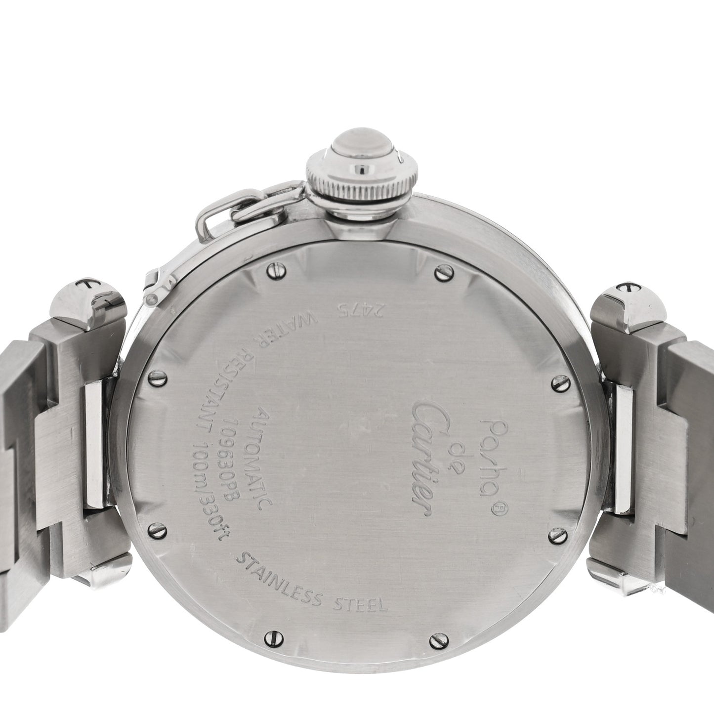 Stainless Steel 35mm Pasha C Big Date Automatic Watch Blue