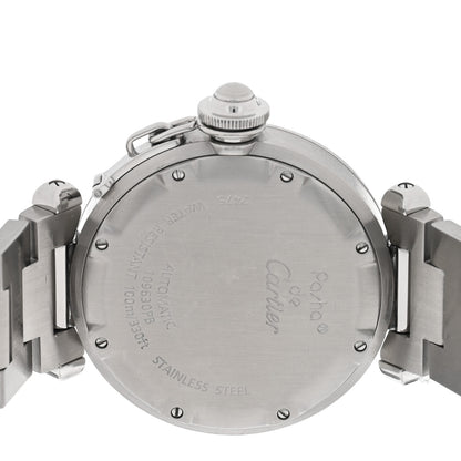 Cartier Stainless Steel 35mm Pasha C Big Date Automatic Watch Blue 4 of 4