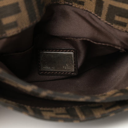 Fendi Zucca Buckle Shoulder Bag Tobacco 6 of 15