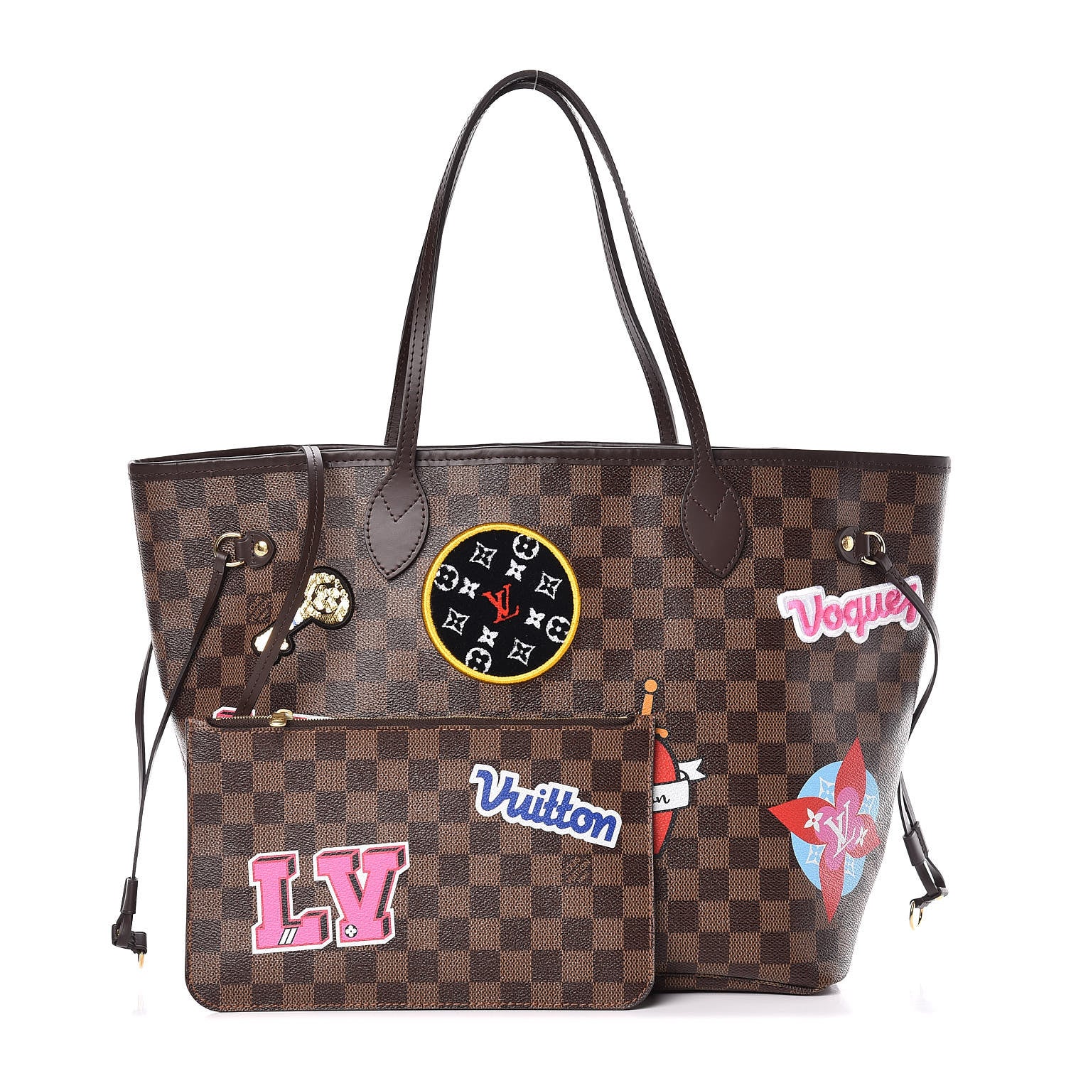Louis Vuitton Damier Ebene Travel Stickers Neo Neverfull MM 1 of 12