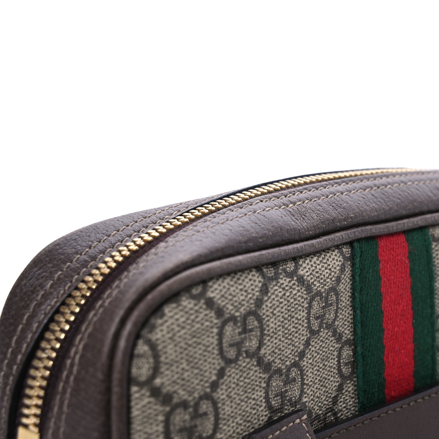 Gucci GG Supreme Monogram Web Small Ophidia Belt Bag 95 38 Dark Brown 16 of 16