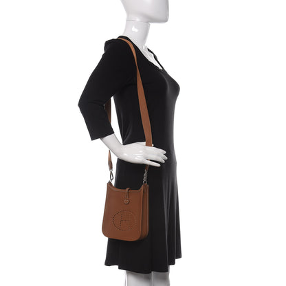 Hermes Taurillon Clemence Evelyne TPM Gold 2 of 11