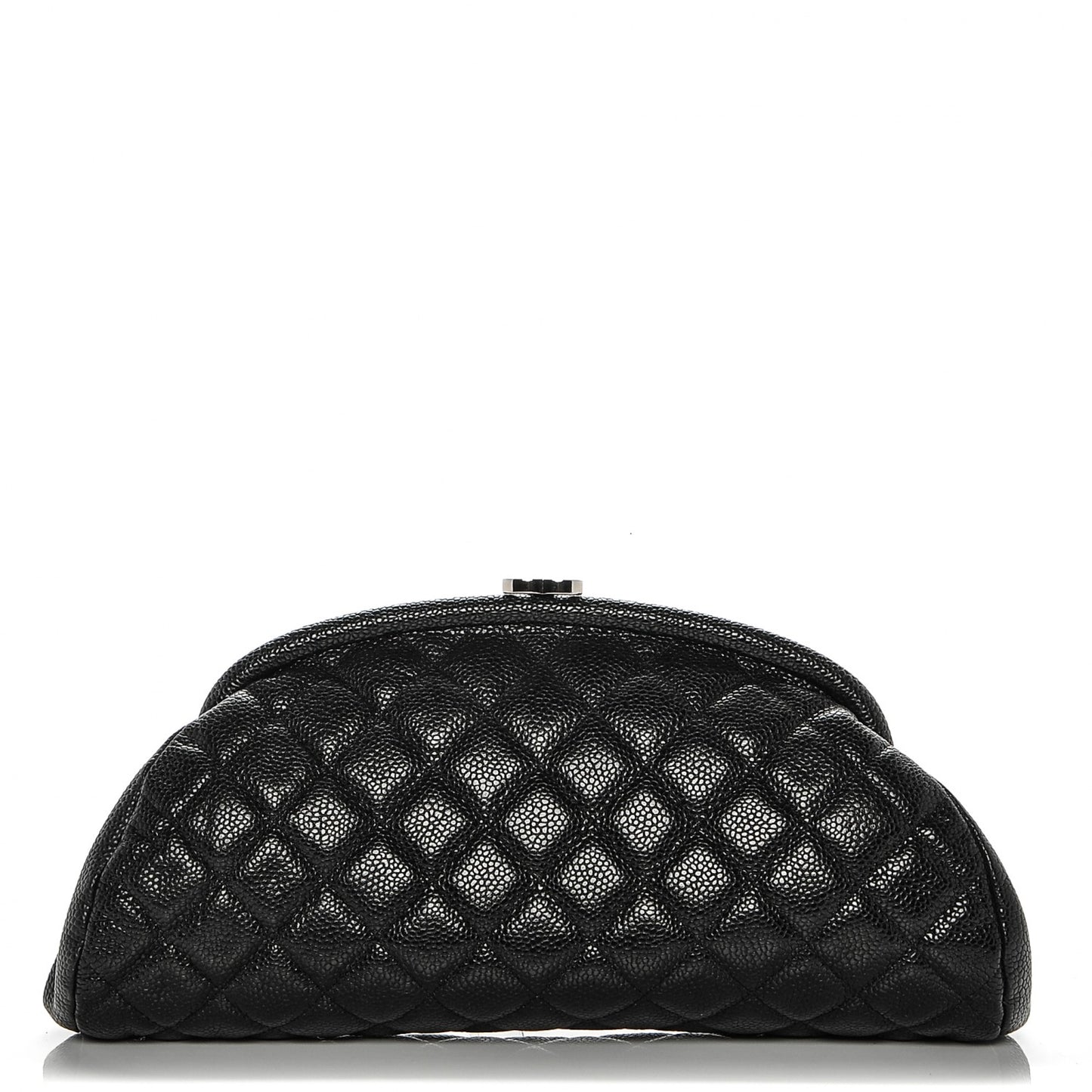 Caviar Quilted Timeless Clutch Black