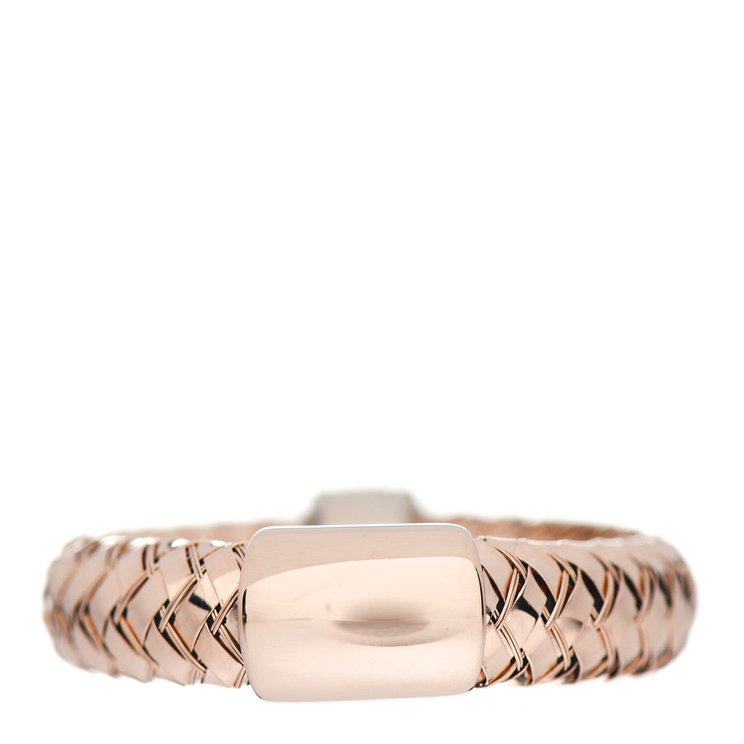 Roberto Coin 18K Rose White Gold Diamond Primavera Ring 53 6.5 3 of 5
