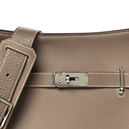 Hermes Taurillon Clemence Swift Jypsiere 31 Etoupe 8 of 10