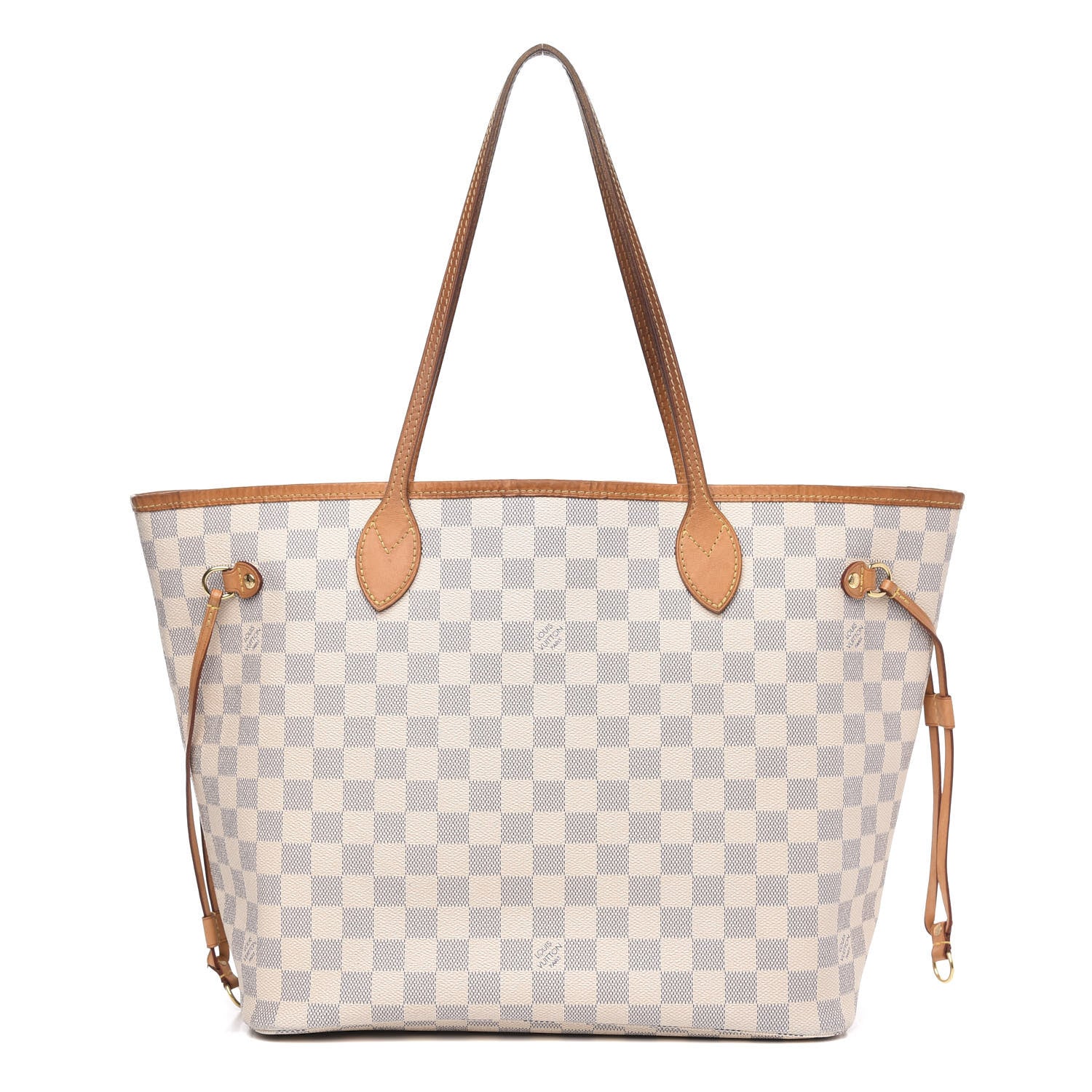 Louis Vuitton Damier Azur Neo Neverfull MM Rose Ballerine 1 of 18