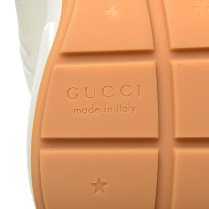 Gucci X MLB Calfskin NY Yankees Mens Rhyton Sneakers 8 Mystic White 11 of 12