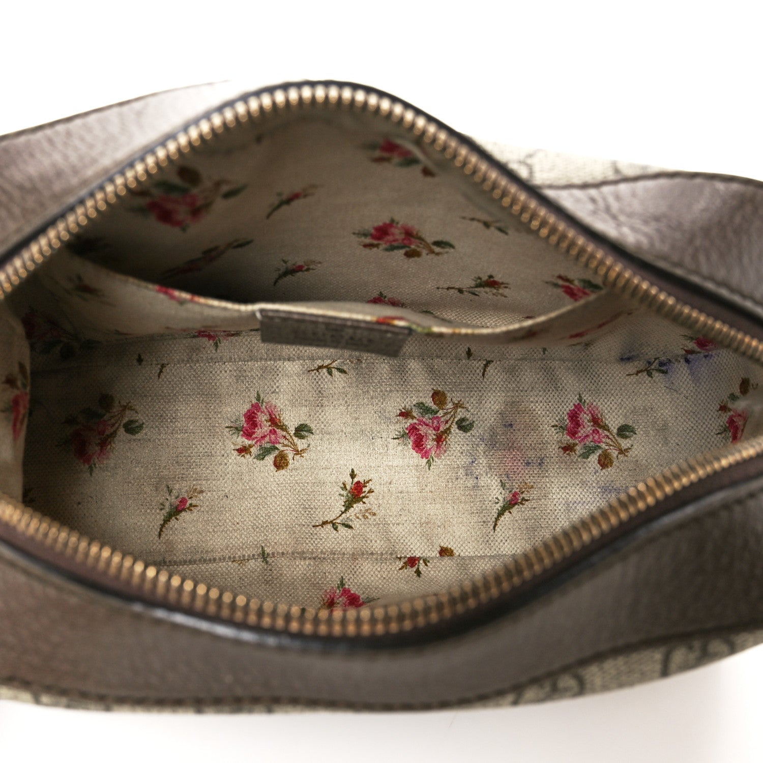 Gucci GG Supreme Monogram Web Neo Vintage Shoulder Bag Beige New Acero Crop 5 of 12