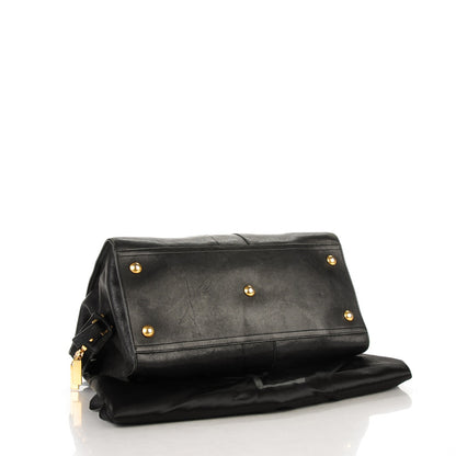 Saint Laurent Sheepskin Medium Cabas ChYc Black 4 of 7