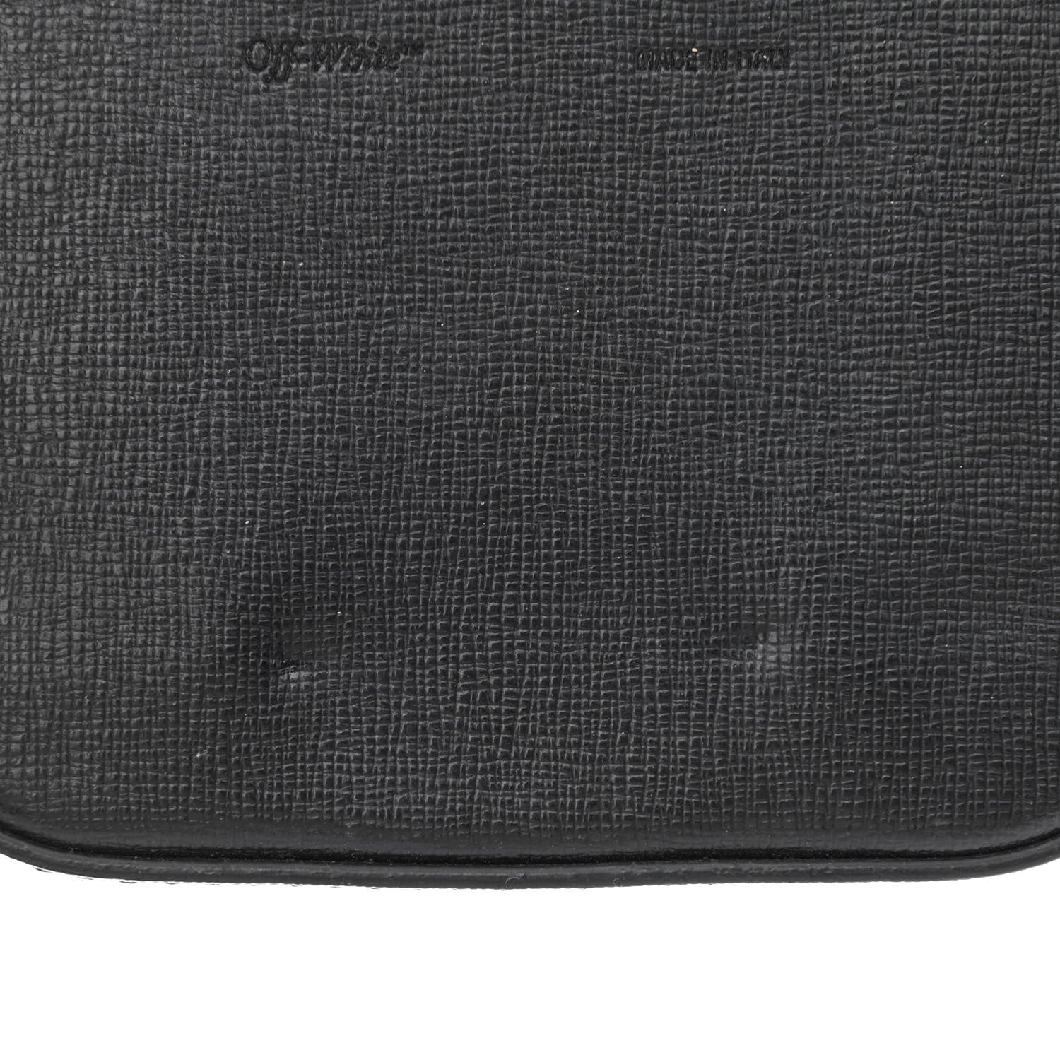 Off-White Calfskin Diag Belt Bag Black White 12 of 12