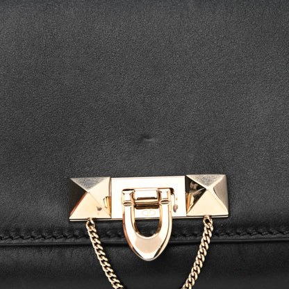 Valentino Garavani Vitello Demilune Chain Clutch Black 11 of 11