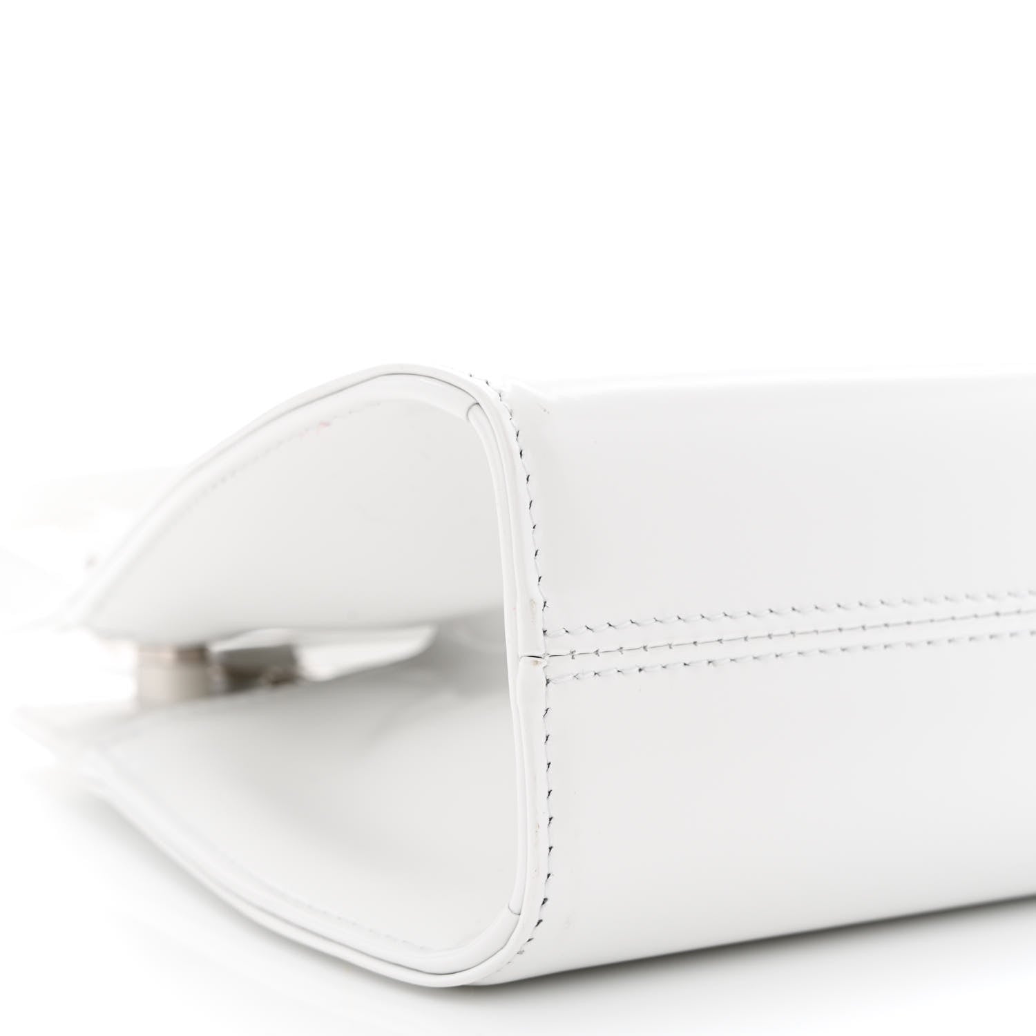 Salvatore Ferragamo Brushed Calfskin Mini Wanda Top Handle Bag Optic White 9 of 11