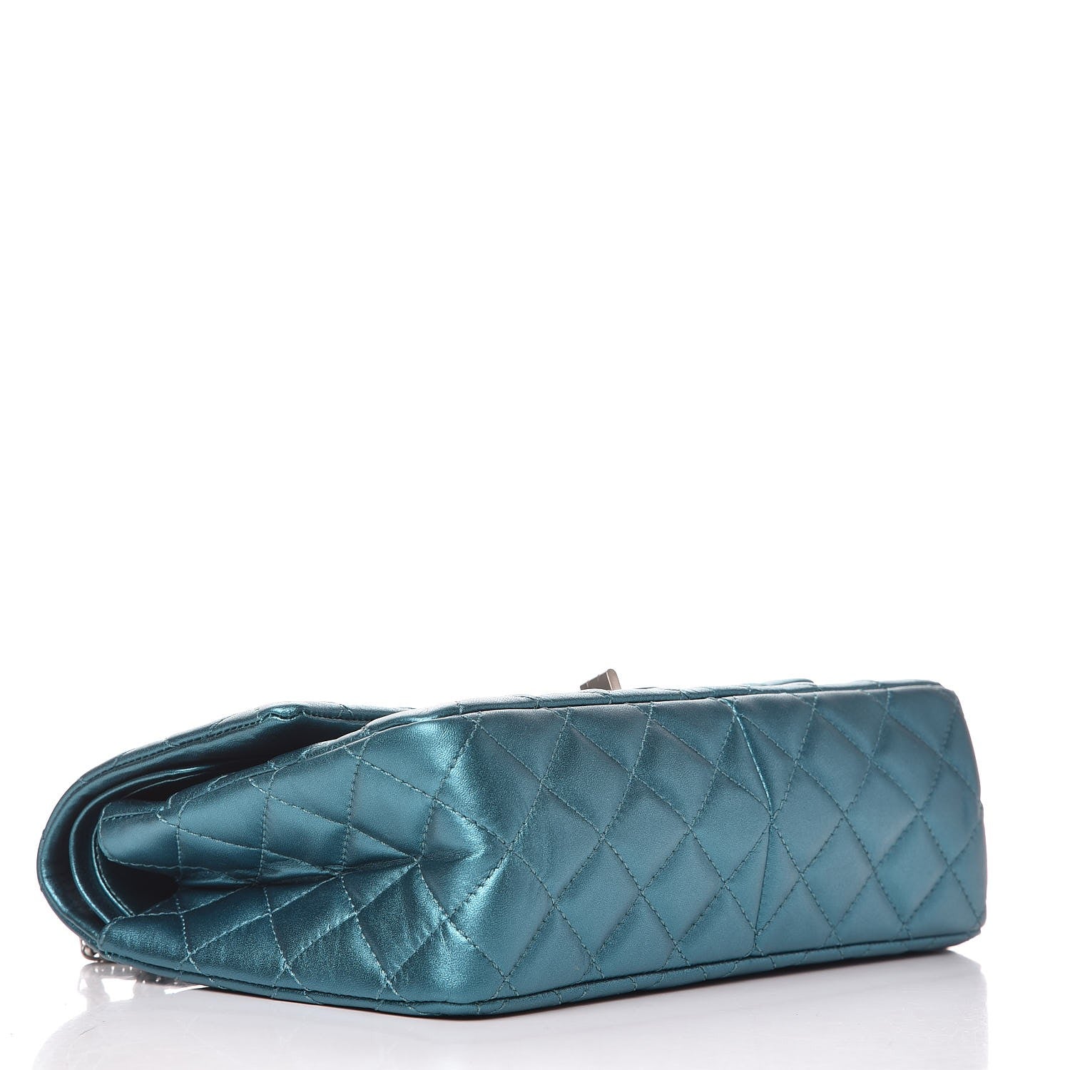 Chanel Metallic Calfskin Quilted 2.55 Reissue 226 Flap Turquoise 5 of 10