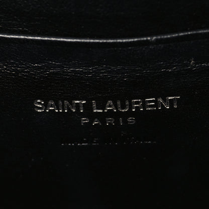 Saint Laurent Grain De Poudre Matelasse Monogram Mini Lou Camera Bag Asphalt 6 of 11