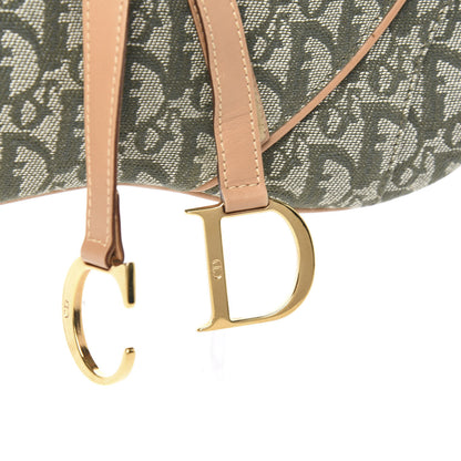 Christian Dior Monogram Double Saddle Bag Green 9 of 9