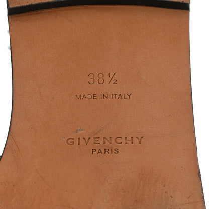 Givenchy Calfskin Studded Elegant Flat Sandals 38.5 Black 8 of 11