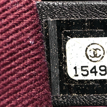 Chanel Coated Canvas Quilted Travel Bag Black 7 of 12